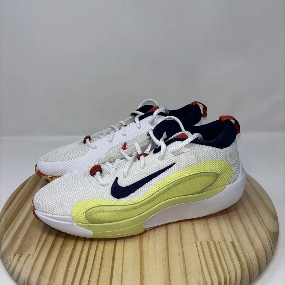 Nike IsoFly GS 'White Limelight Midnight Navy' HJ3866-100 Kids Sz6Y